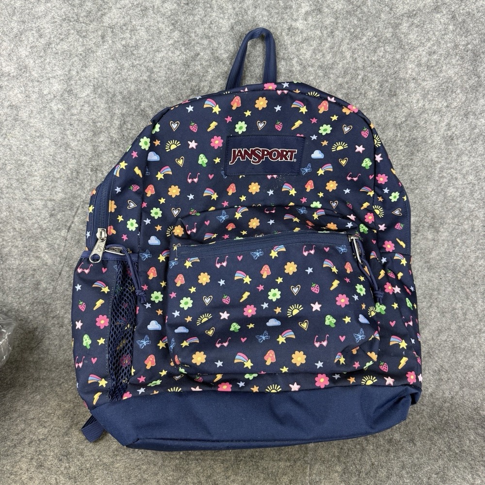 JanSport Cross Town Plus 17" Backpack - Fluid Slice of Fun 15" Laptop Sleeve